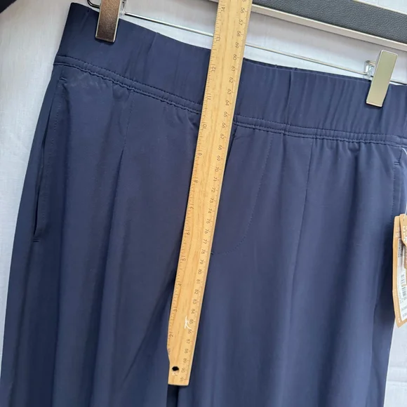 Eddie Bauer Departure High‑Rise Wide Leg Travel Pants NWT Women’s Navy XS - Picture 7 of 11